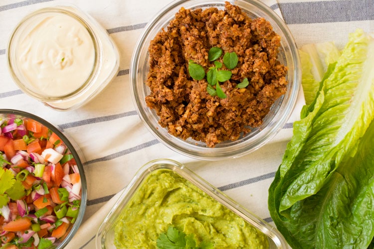 Raw Vegan Tacos