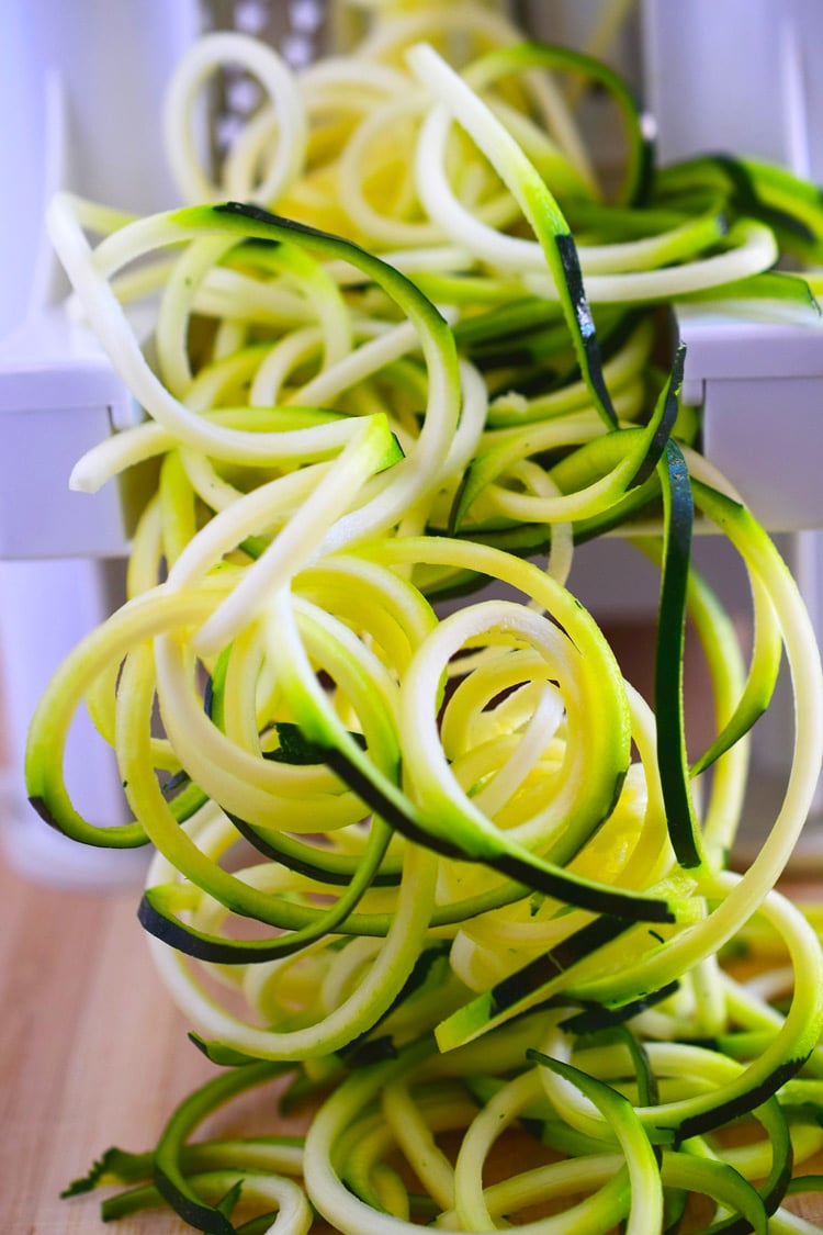 Zuchinni Noodles