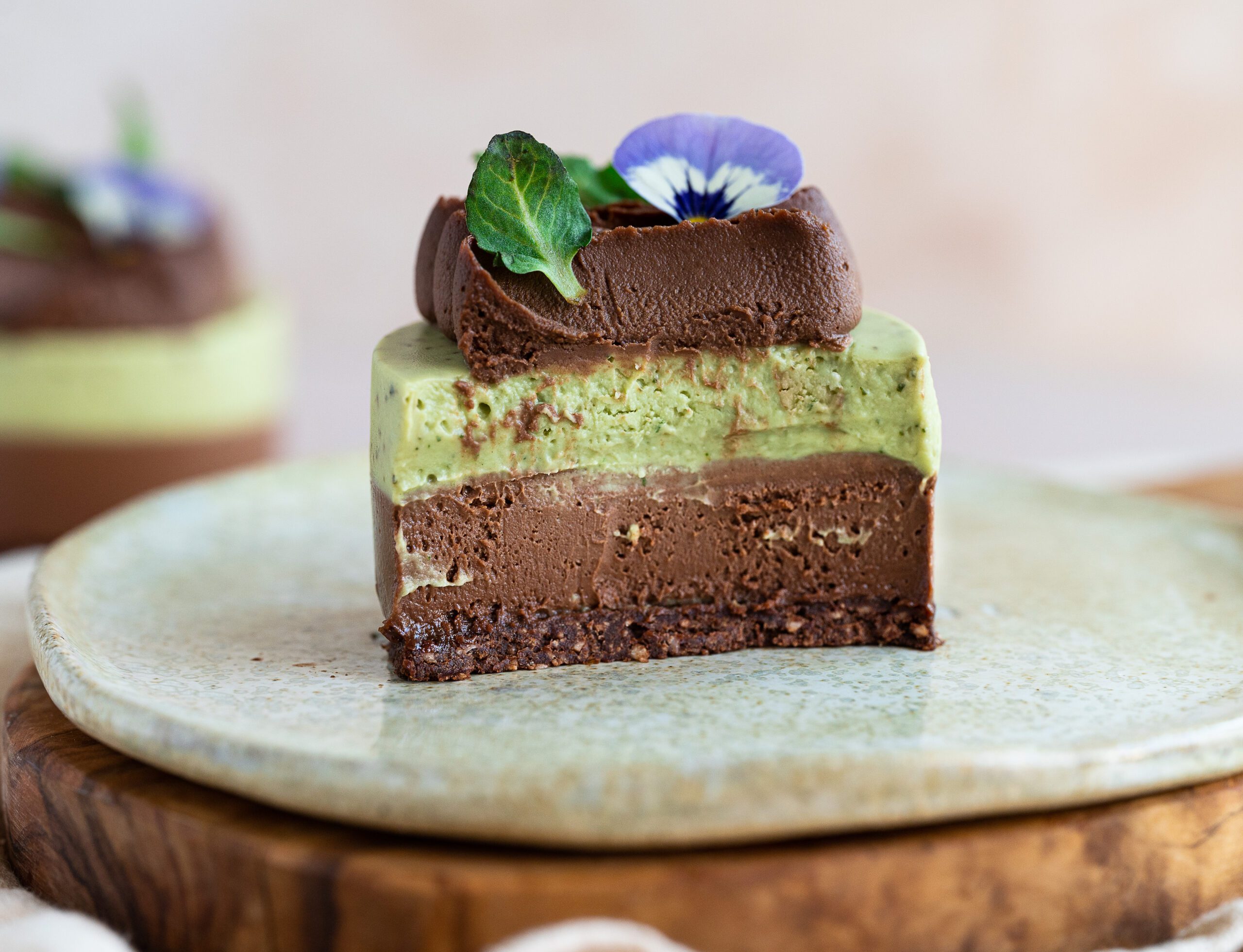 Mint Chocolate Mousse Cakes Crystal Dawn Culinary